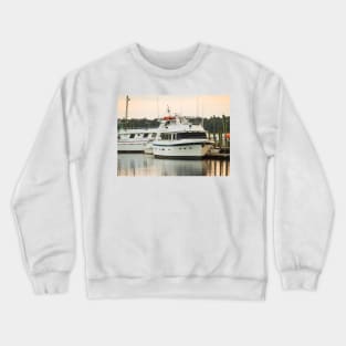 Big white ship Crewneck Sweatshirt